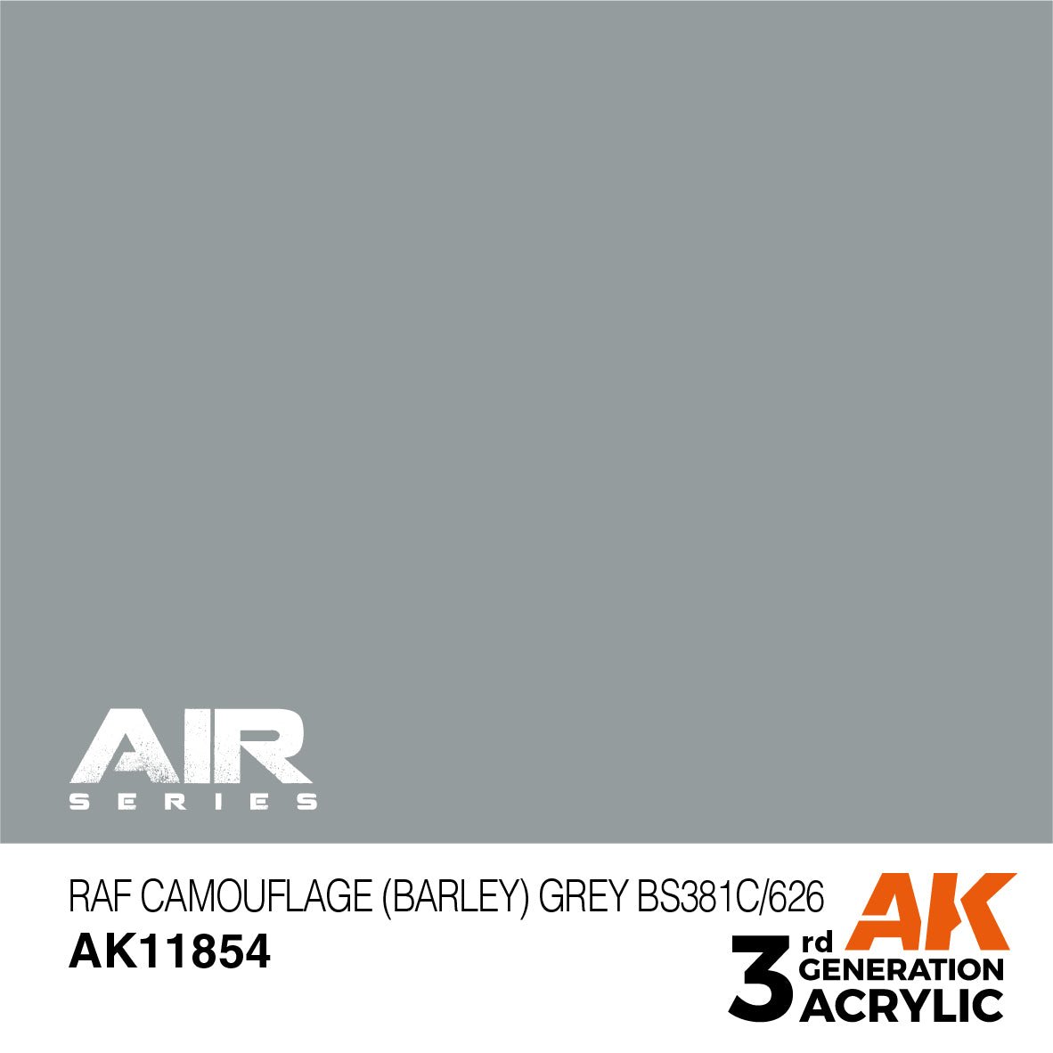 AK Interactive 3rd Gen RAF Camouflage (Barley) Grey BS381C/626 (AK11854)