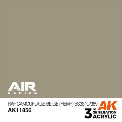 AK Interactive 3rd Gen RAF Camouflage Beige (Hemp) BS381C/389 (AK11856)
