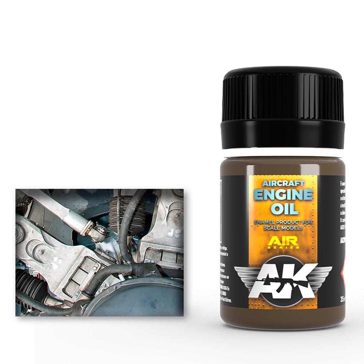 AK Interactive - Aircraft Engine Oil 35ml (AK2019)