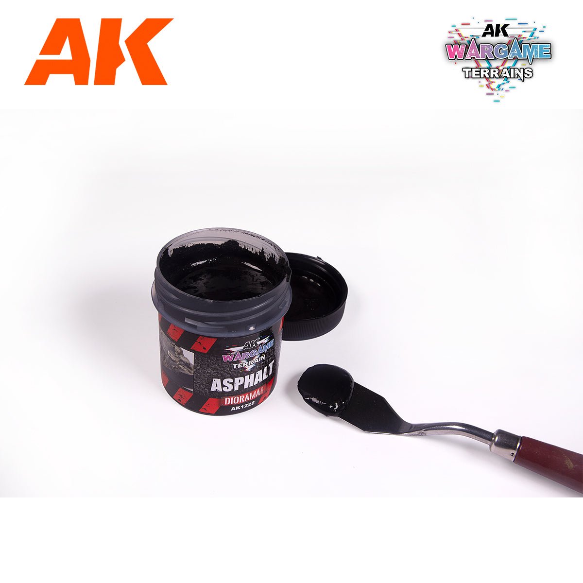 AK Interactive Asphalt - Wargame Terrains - 100ml (AK1228)