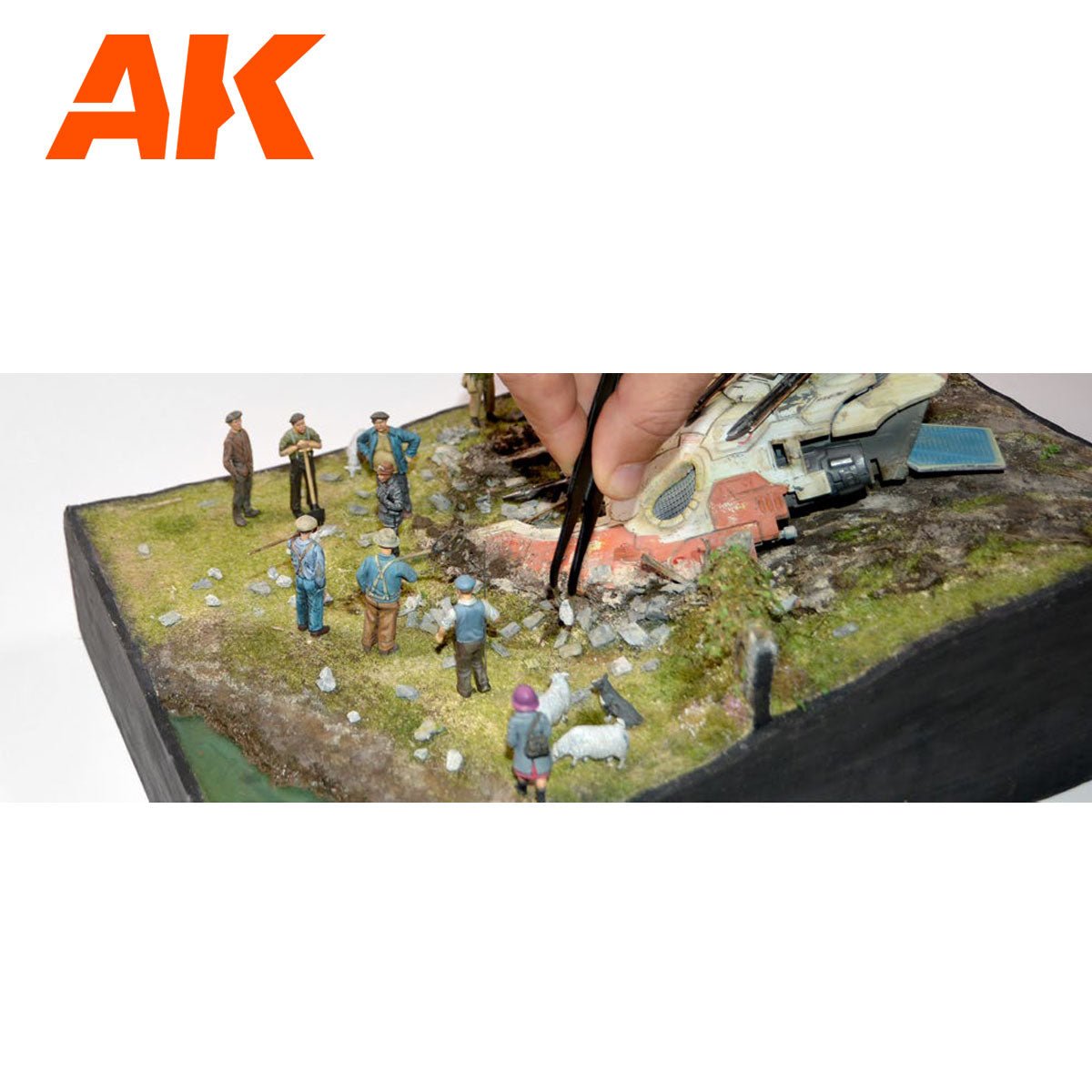 AK Interactive Big Grey Rocks 1/35 (AK8258)