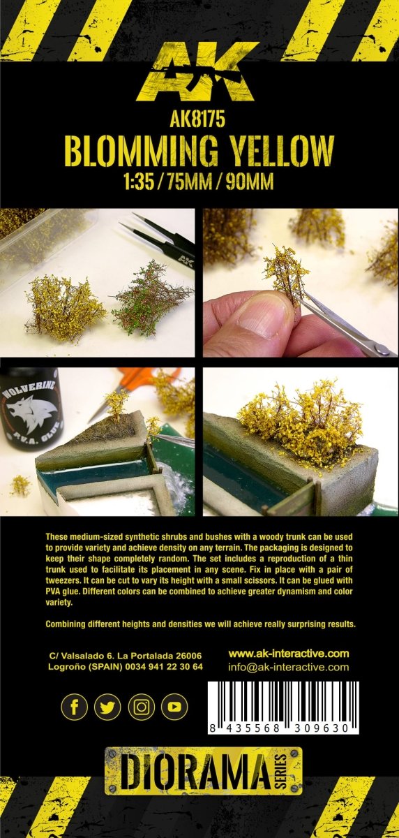 AK Interactive - Blomming Yellow Shrubberies (AK8175)