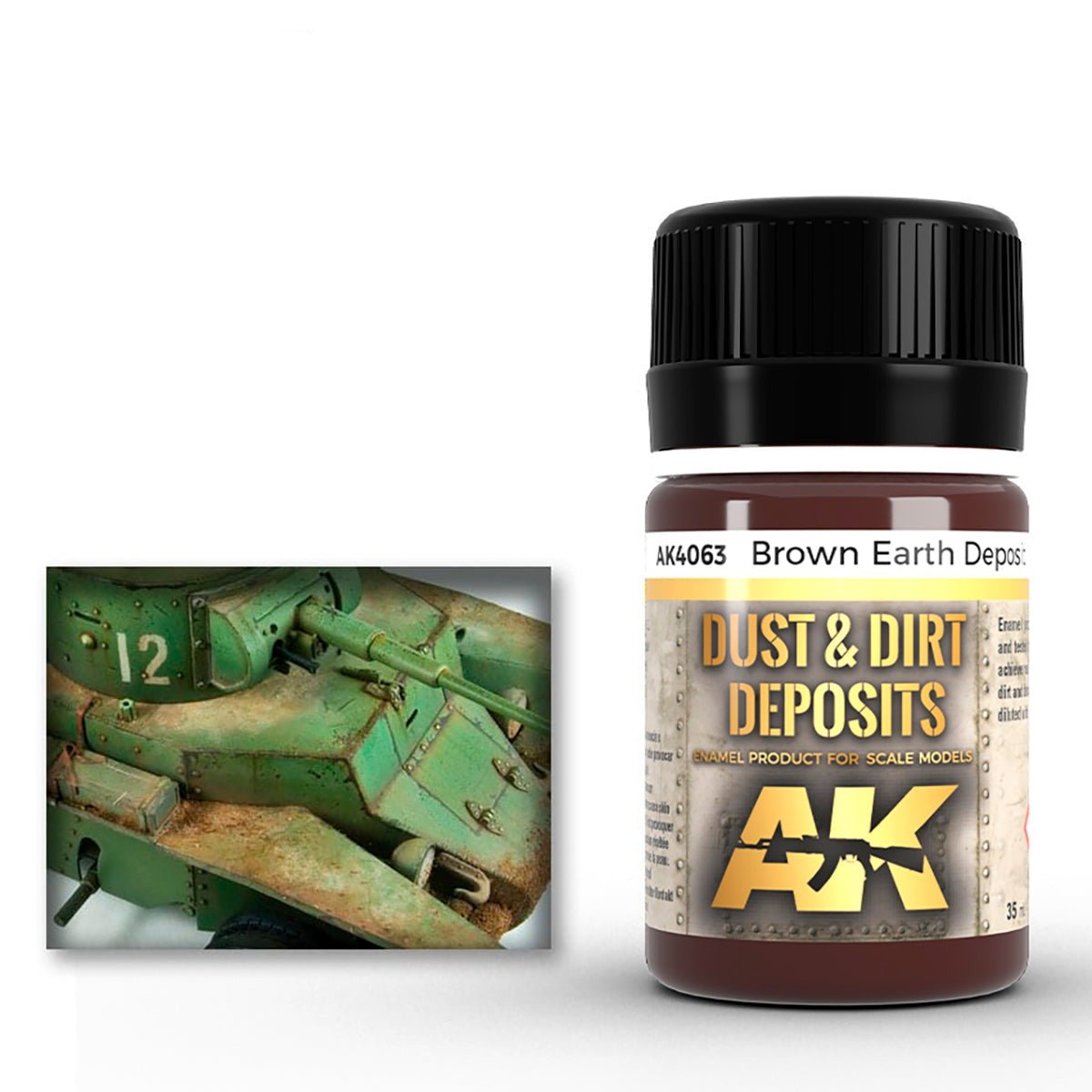 AK Interactive Brown Earth Deposit (AK4063)