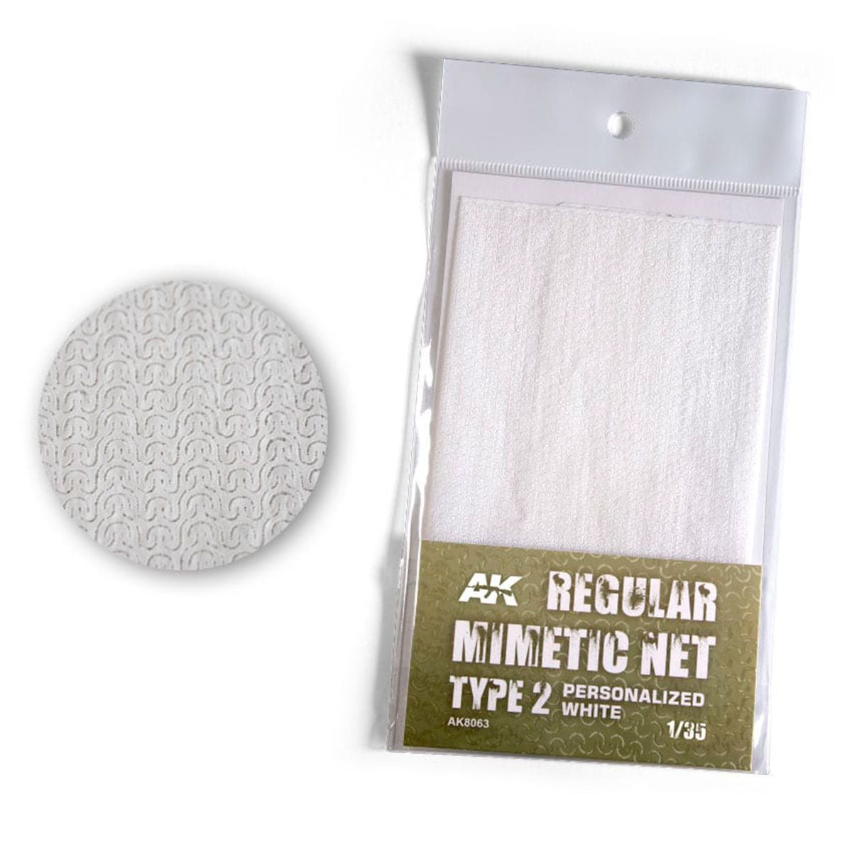 AK Interactive Camouflage Net Type 2 (White) 1/35 Scale (AK8063)