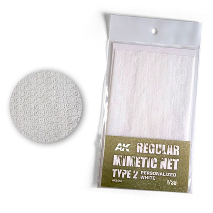 AK Interactive Camouflage Net Type 2 (White) 1/35 Scale (AK8063)