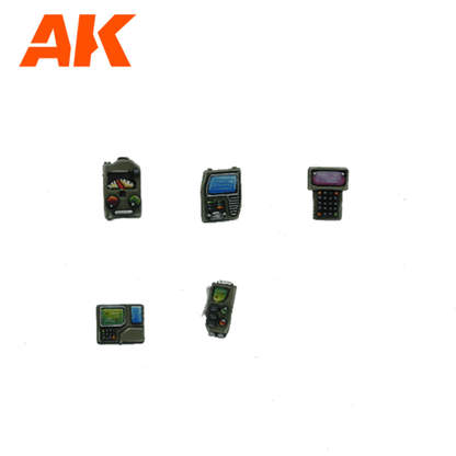 AK Interactive Control Stage Wargame Set (Resin 30-35mm) (AK1355)
