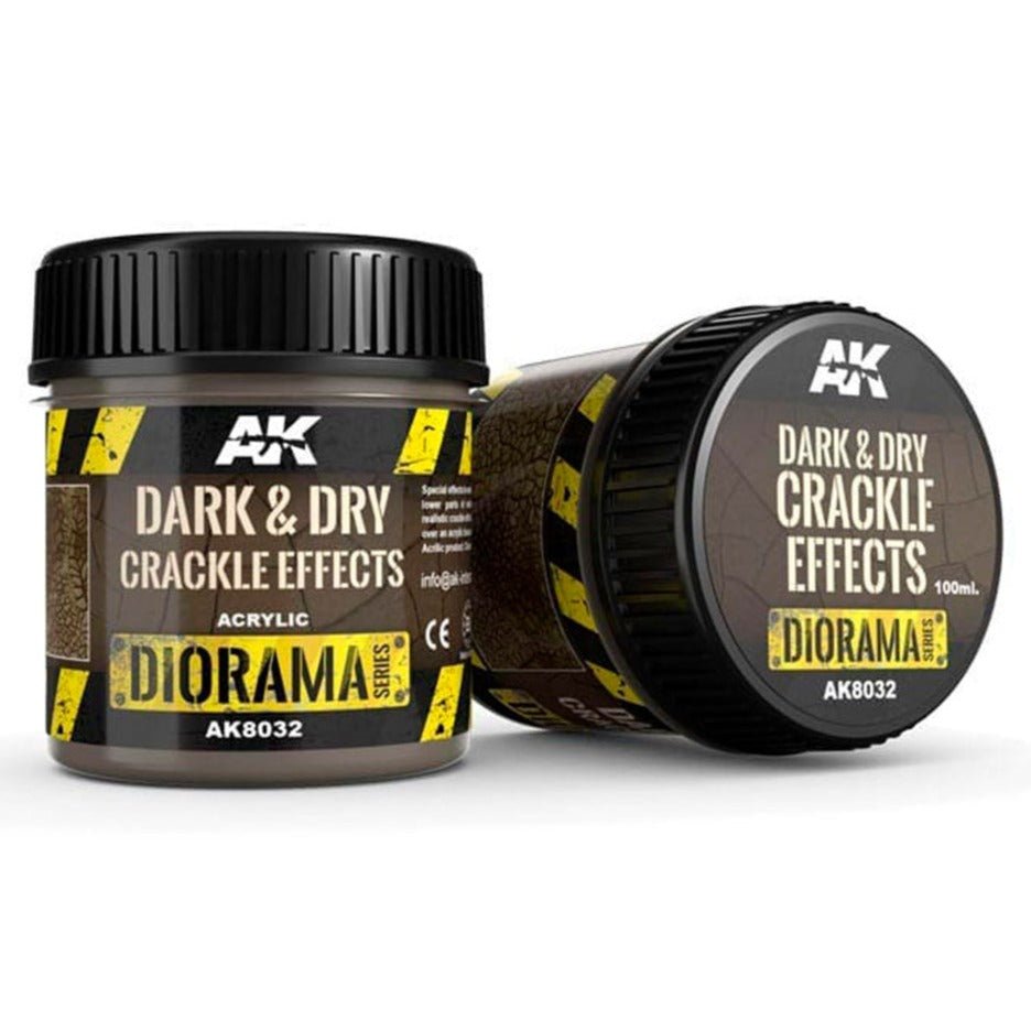 AK Interactive Dark & Dry Crackle Effects 100ml (AK8032)