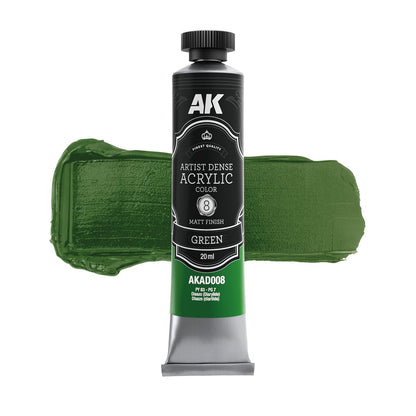AK Interactive Dense Acrylic Primary & Secondary Set (6 Tubes 20ml) (AKAD102)