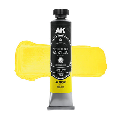 AK Interactive Dense Acrylic Primary & Secondary Set (6 Tubes 20ml) (AKAD102)