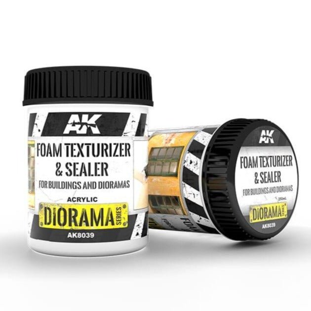 AK Interactive Foam Texturizer & Sealer for Buildings & Dioramas 250ml (AK8039)
