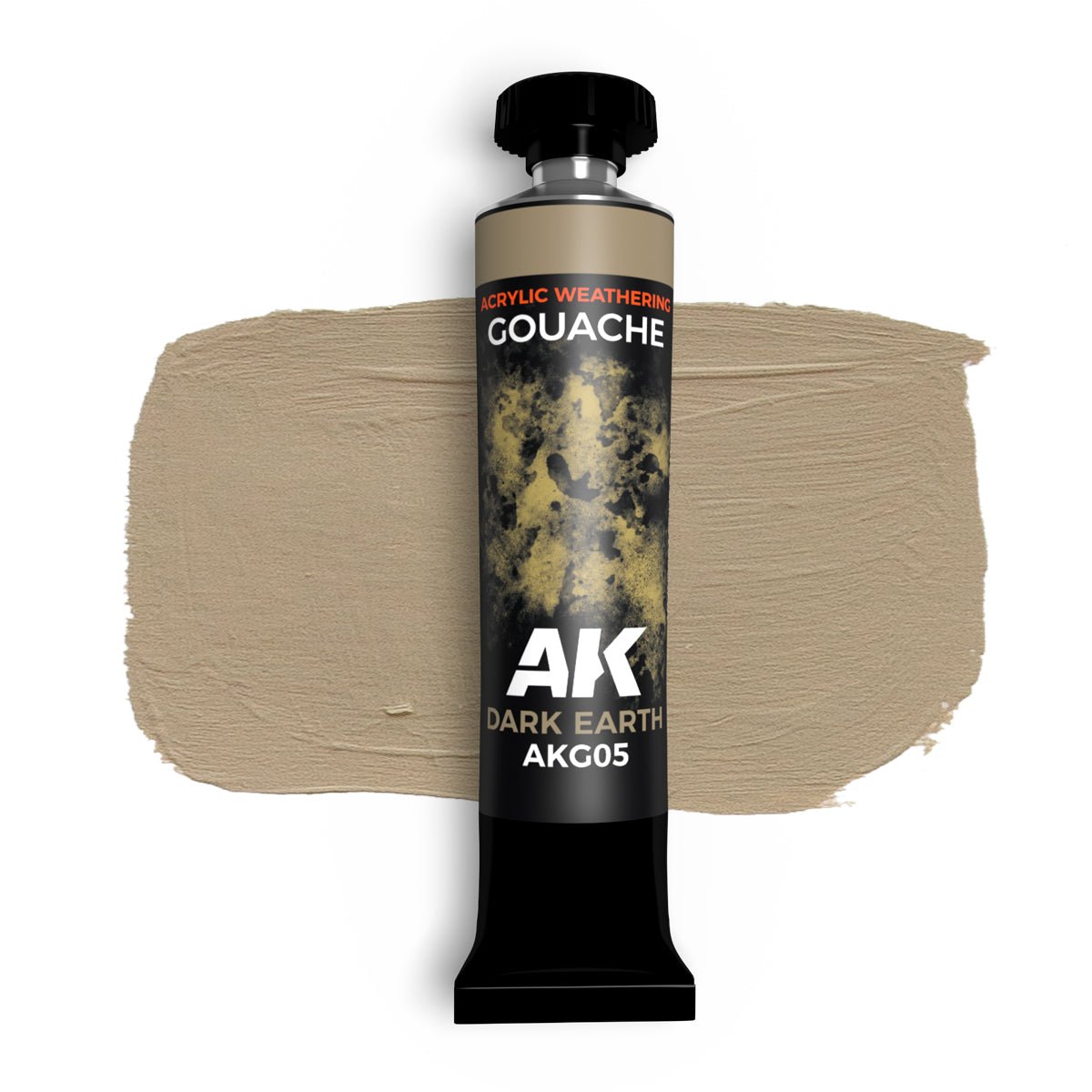 AK Interactive Gouaches Dark Earth 20ml. (AKG05)