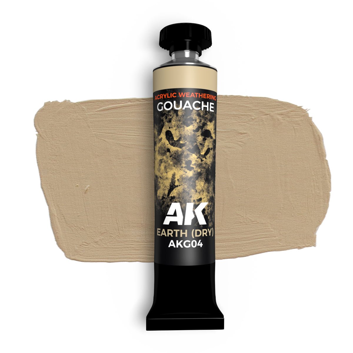 AK Interactive Gouaches Earth (Dry) 20ml. (AKG04)