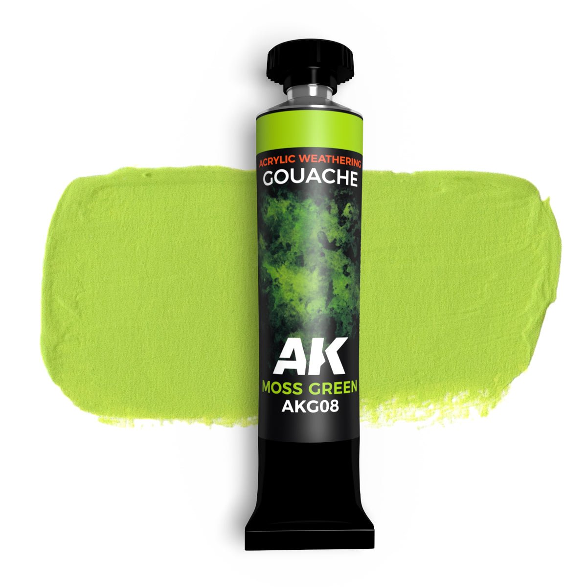 AK Interactive Gouaches Moss Green 20ml. (AKG08)