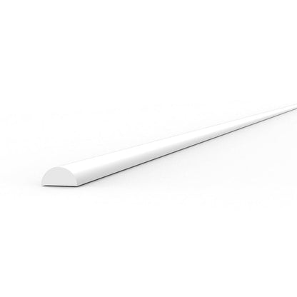 AK Interactive - Half Cane 1mm X 350mm - Styrene Strip (AK6551)