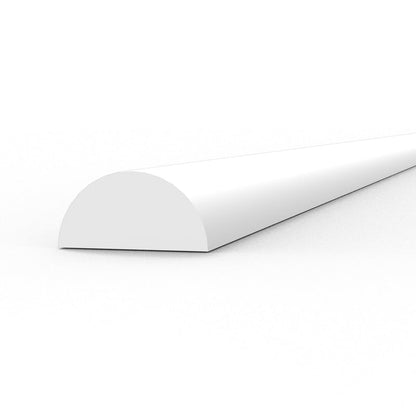 AK Interactive - Half Cane 3mm X 350mm - Styrene Strip (AK6553)