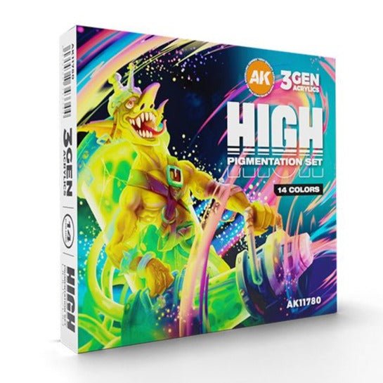 AK Interactive High Pigmentation Set 14 Colors (AK11780)
