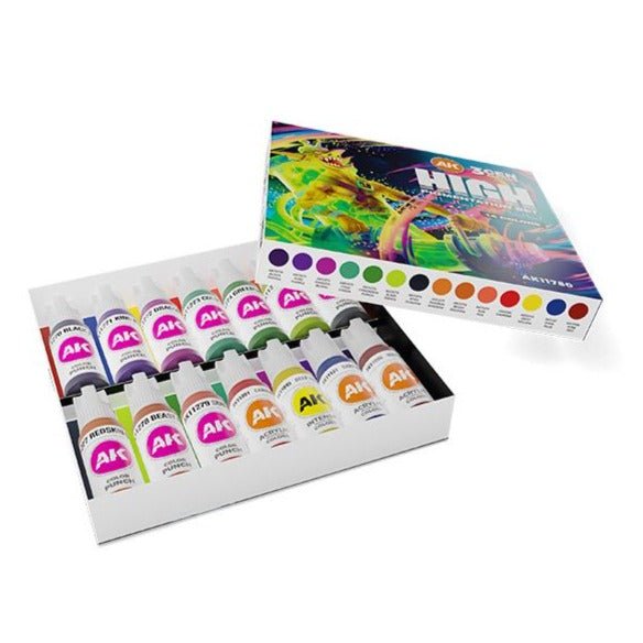 AK Interactive High Pigmentation Set 14 Colors (AK11780)