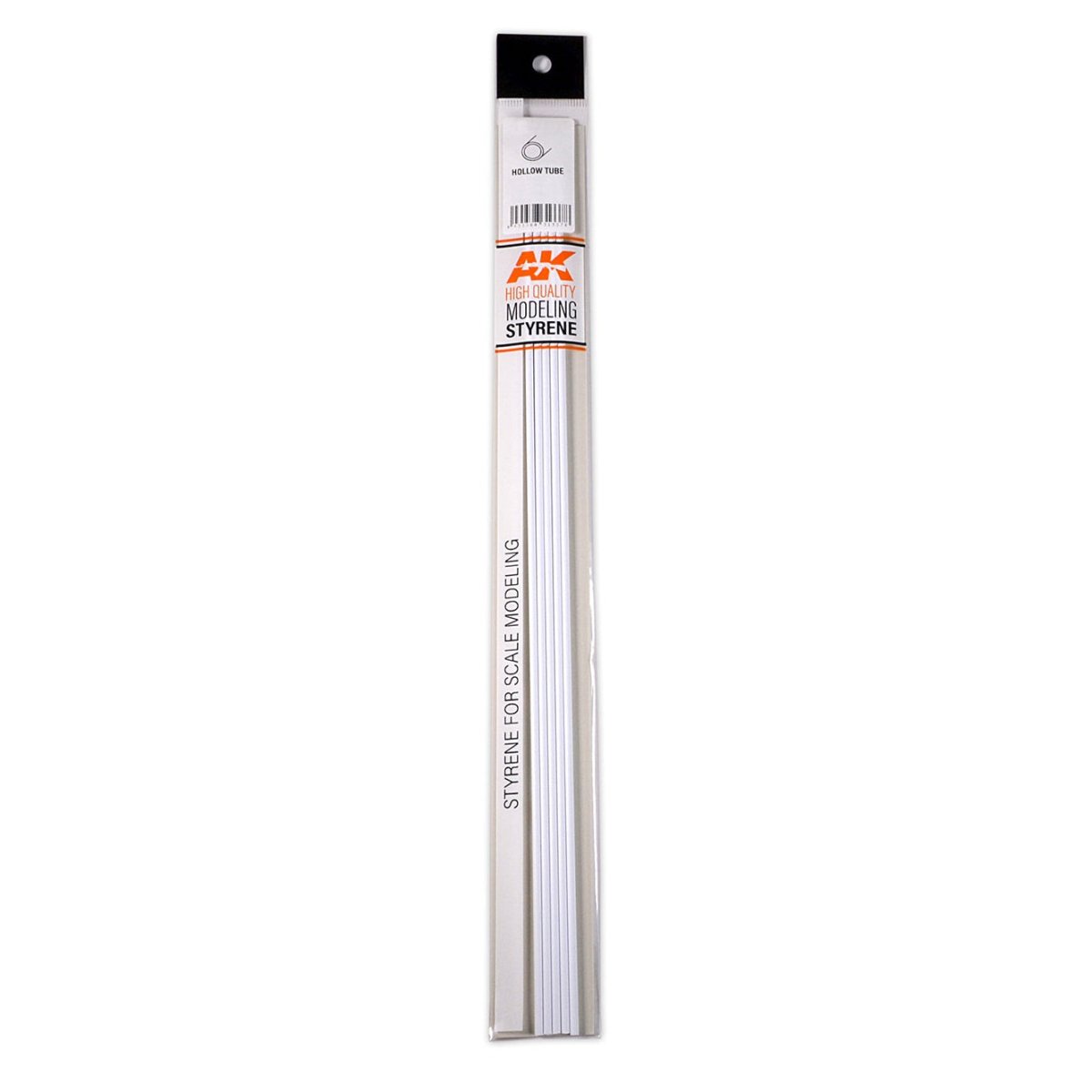 AK Interactive - Hollow Tube 2mm Diameter X 350mm -Styrene Strip (AK6542)