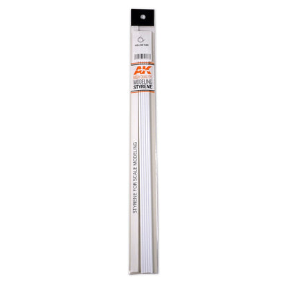 AK Interactive - Hollow Tube 2mm Diameter X 350mm -Styrene Strip (AK6542)