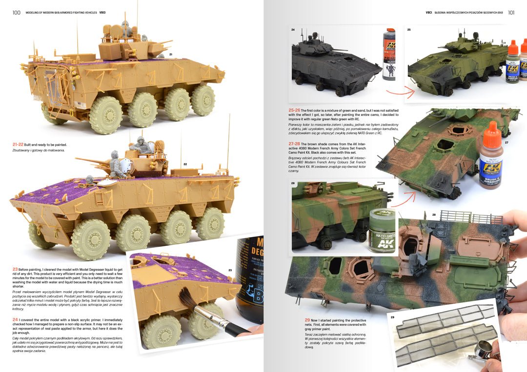 AK Interactive Modelling Modern Armored Fighting Vehicles (AK130017)