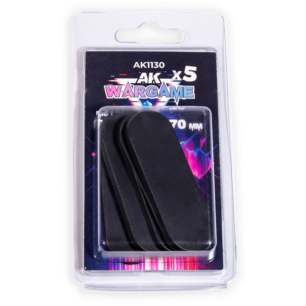 AK Interactive - Motorbike Bases 25x70mm X 5 (AK1130)