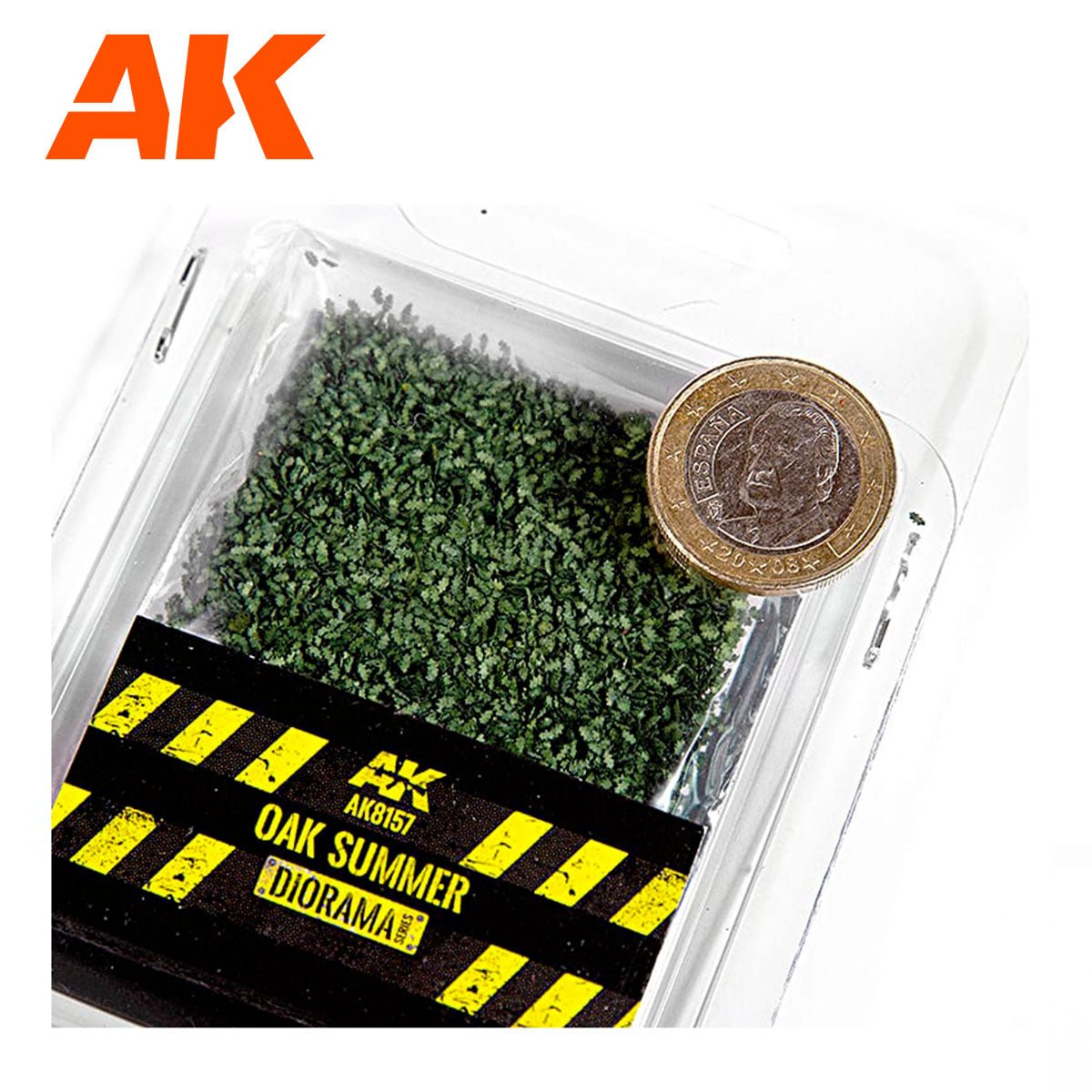 AK Interactive Oak Summer Leaves - 28mm. 1/72 (Bag 7 Gr.) (AK8157)