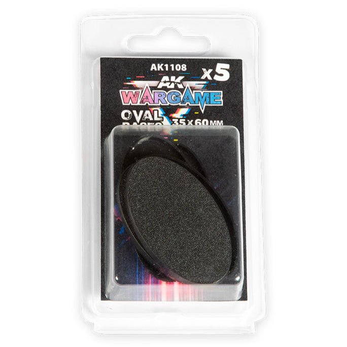 AK Interactive - Oval Bases 35x60mm X 5 (AK1108)