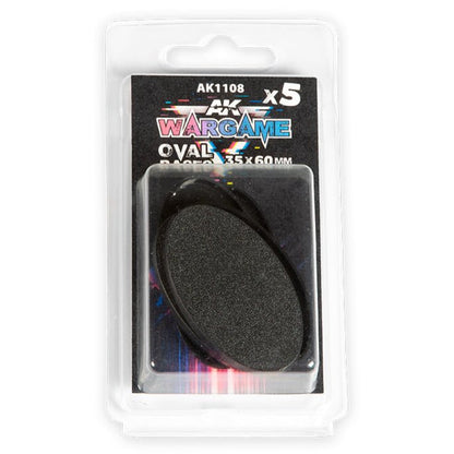 AK Interactive - Oval Bases 35x60mm X 5 (AK1108)