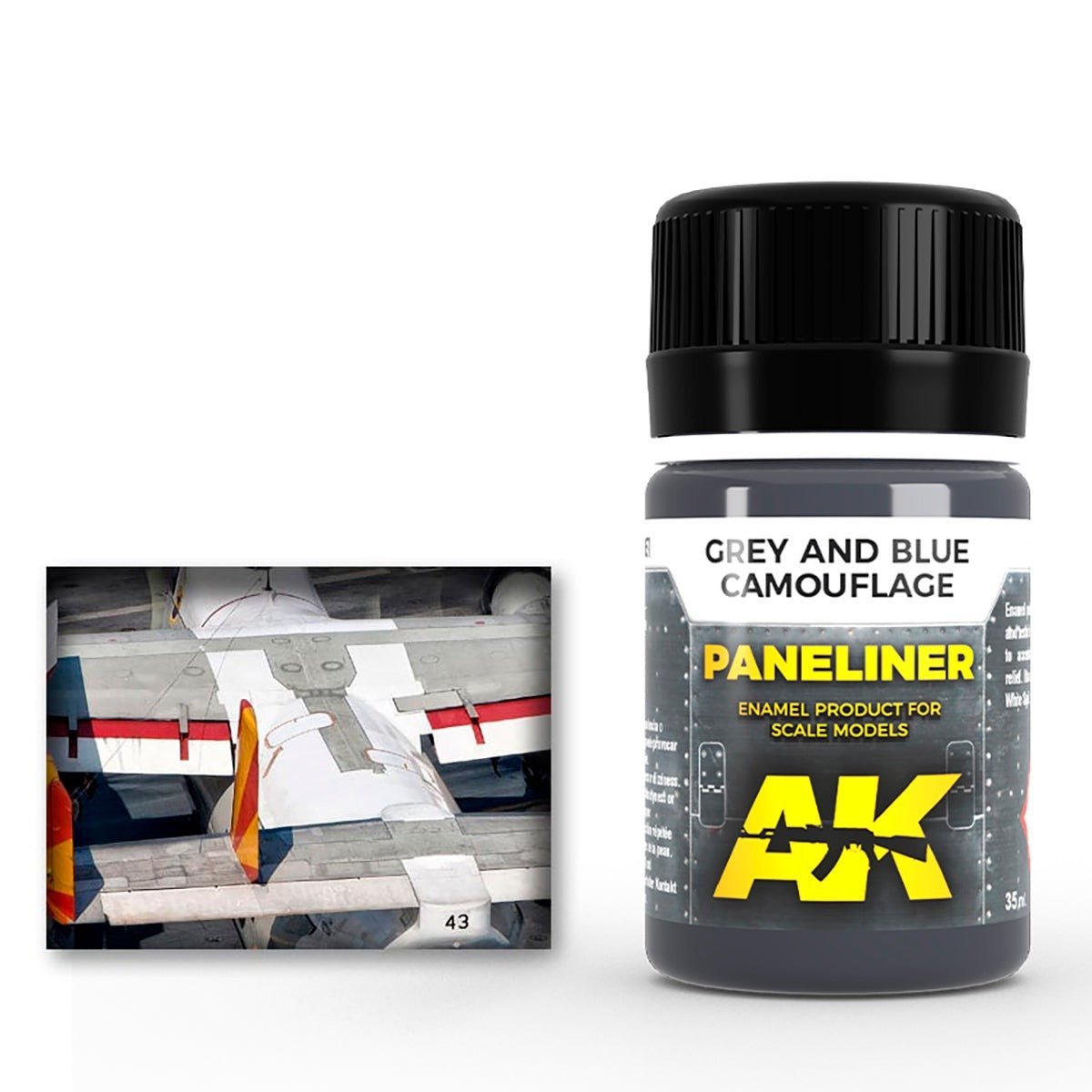 AK Interactive Paneliner for Grey and Blue Camouflage 35ml (AK2072)