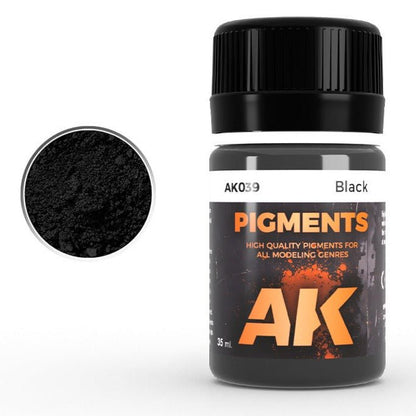 AK Interactive Pigment - Black (AK039)