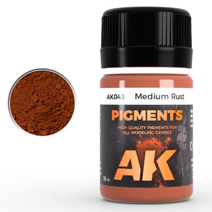 AK Interactive Pigment - Medium Rust (AK043)