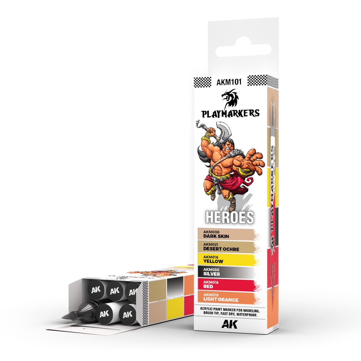 AK Interactive Playmarkers Set - Heroes (AKM101)