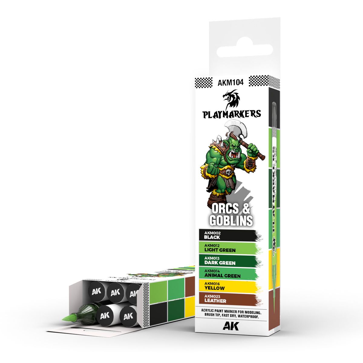 AK Interactive Playmarkers Set - Orcs & Goblins (AKM104)