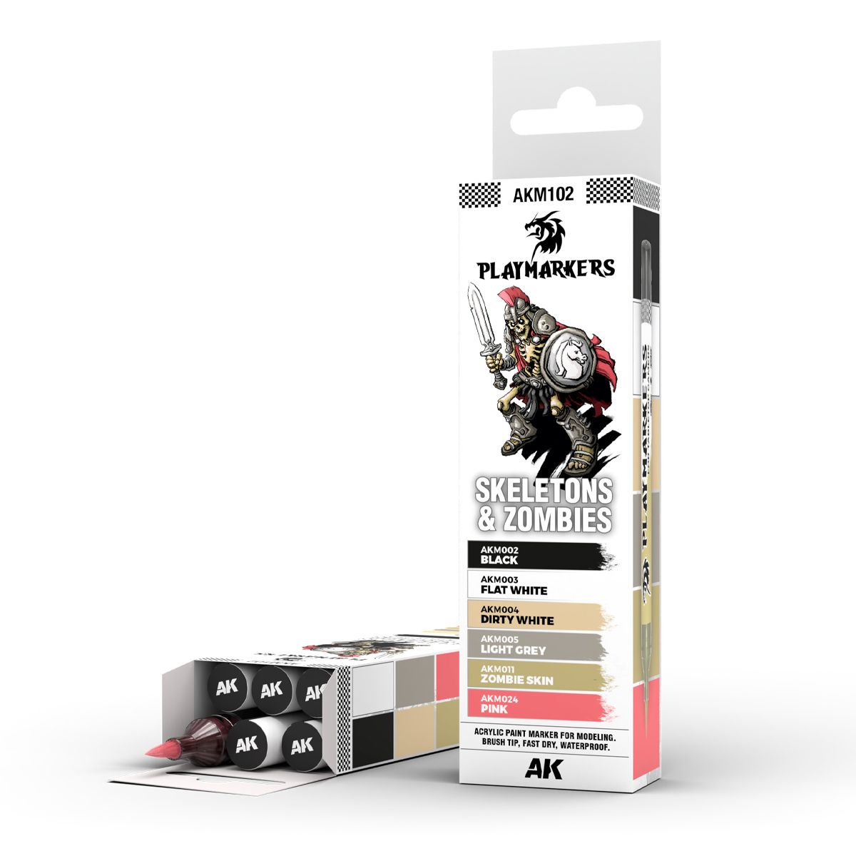 AK Interactive Playmarkers Set - Skeletons & Zombies (AKM102)