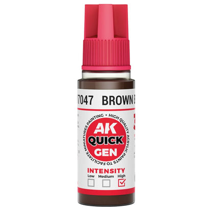 AK Interactive Quick Gen - Brown Black 18ml (AK17047)