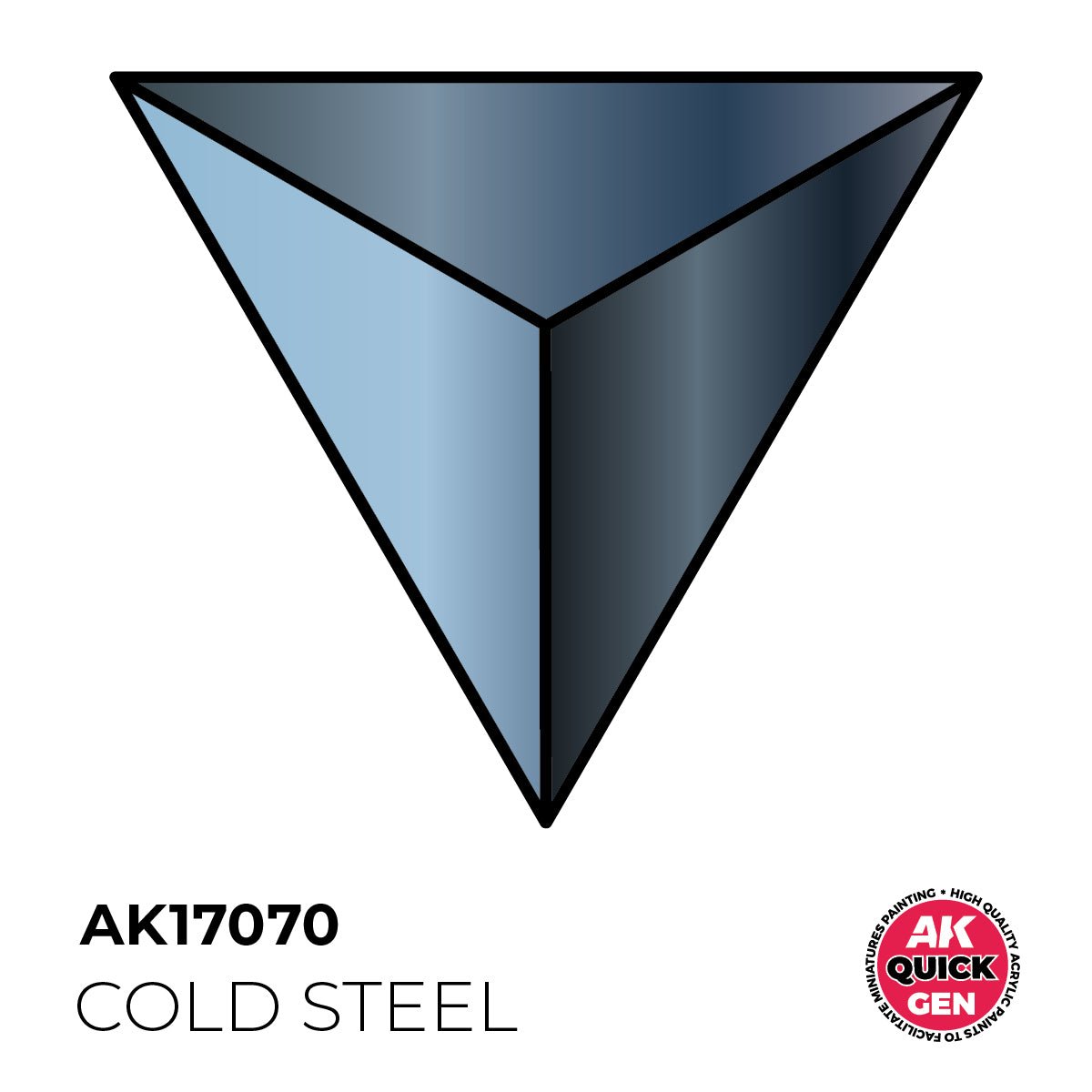 AK Interactive Quick Gen - Cold Steel 18ml (AK17070)