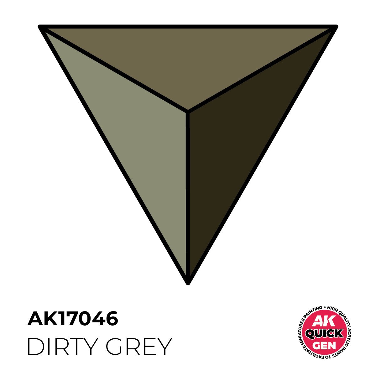 AK Interactive Quick Gen - Dirty Grey 18ml (AK17046)