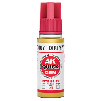 AK Interactive Quick Gen - Dirty Yellow 18ml (AK17007)