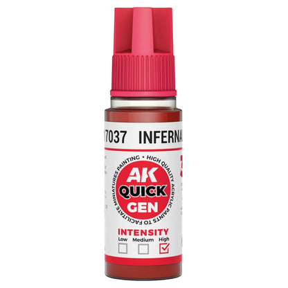 AK Interactive Quick Gen - Infernal Red 18ml (AK17037)
