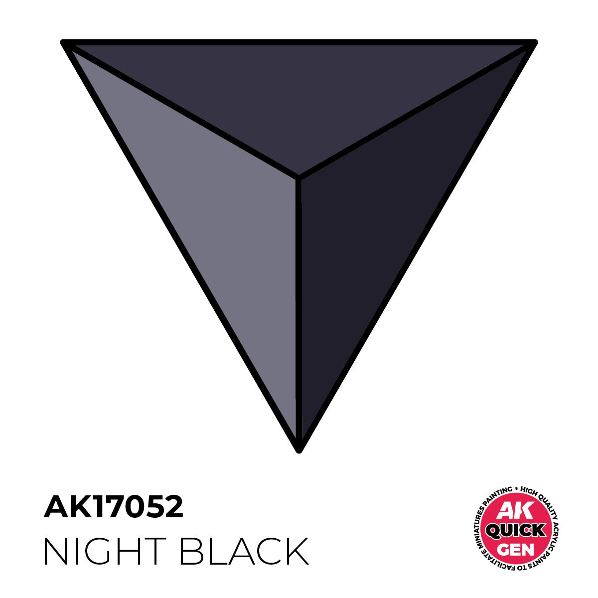 AK Interactive Quick Gen - Night Black 18ml (AK17052)