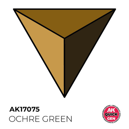 AK Interactive Quick Gen - Ochre Green 18ml (AK17075)
