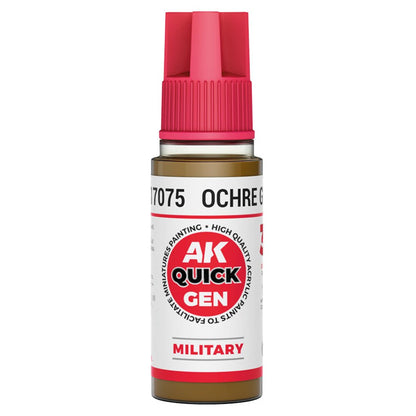 AK Interactive Quick Gen - Ochre Green 18ml (AK17075)