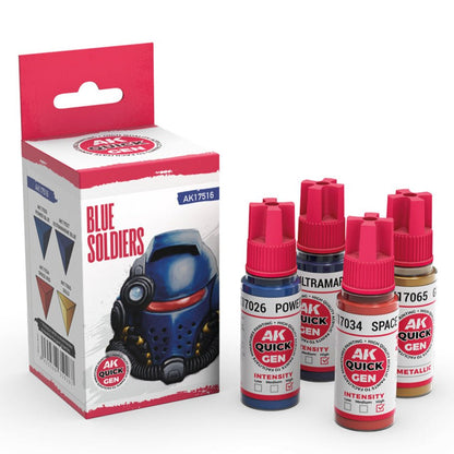 AK Interactive Quick Gen Set - Blue Soldiers (AK17516)