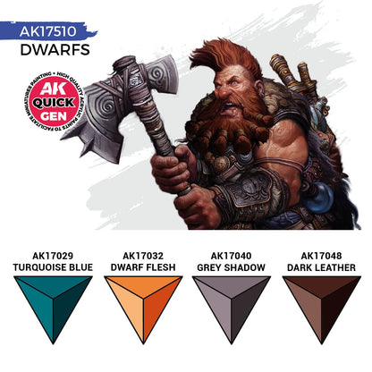 AK Interactive Quick Gen Set - Dwarfs (AK17510)