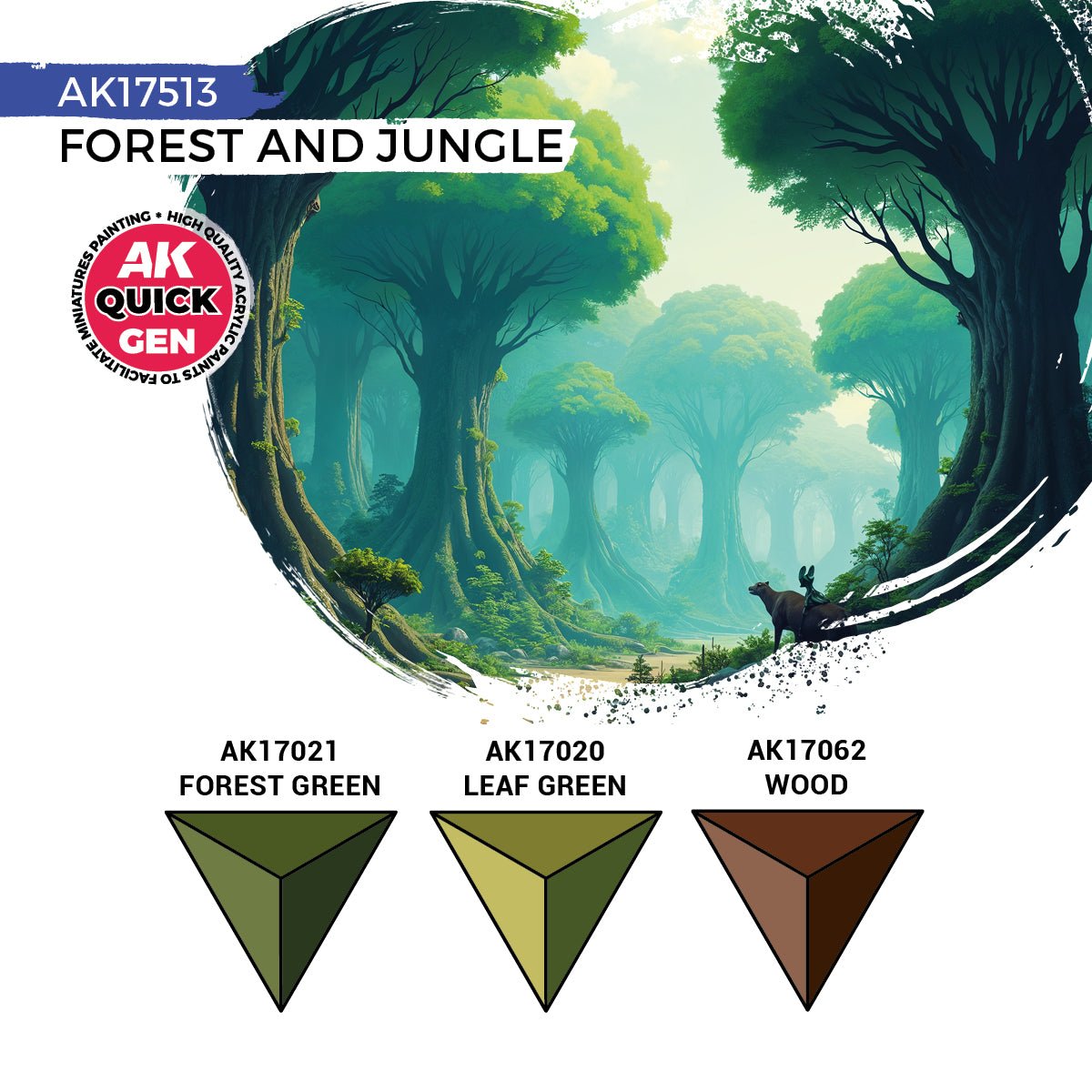 AK Interactive Quick Gen Set - Forest & Jungle (AK17513)