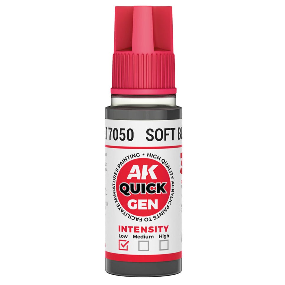 AK Interactive Quick Gen - Soft Black 18ml (AK17050)