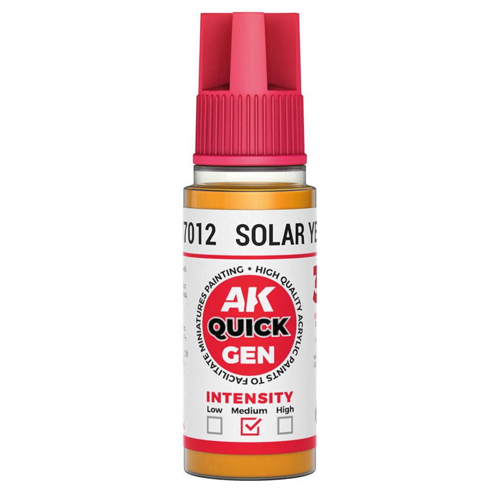 AK Interactive Quick Gen - Solar Yellow 18ml (AK17012)