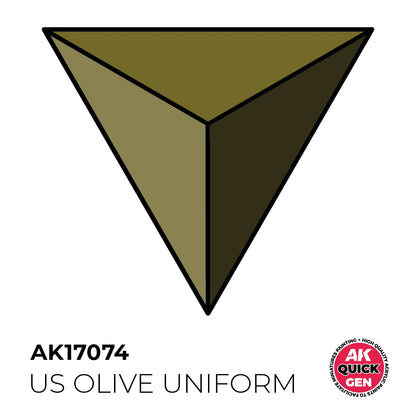 AK Interactive Quick Gen - US Olive Uniform 18ml (AK17074)
