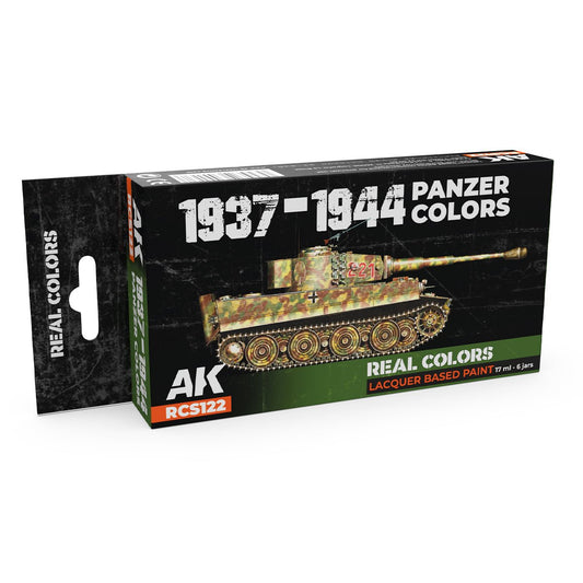 AK Interactive Real Colors - 1937-1944 Panzer Set (RCS122)