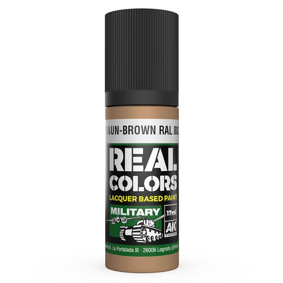AK Interactive Real Colors - Braun-Brown RAL 8020 (RC865)